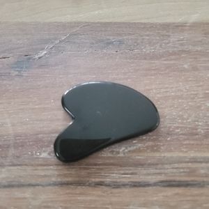 Gua Sha black onyx smooth tool for face and body